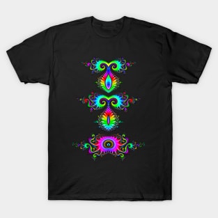 Rainbow Fractal Totem T-Shirt